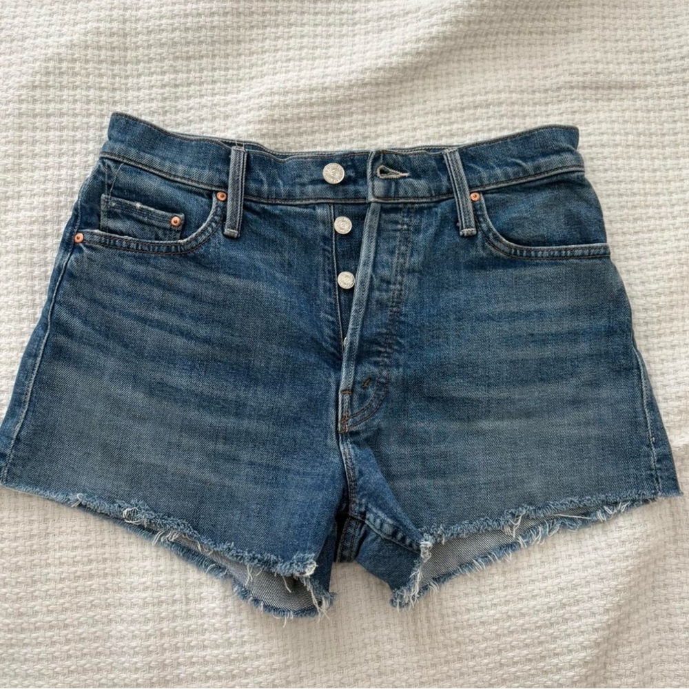 MOTHER Superior High Waisted Jean Shorts